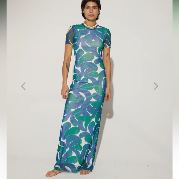 Stieglitz Mesh Column Dress - Picture 6 of 6